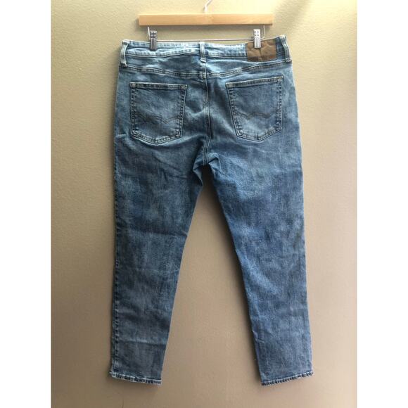 American Eagle Flex Men Blue Skinny Jeans Size 34x30 - Picture 3 of 8